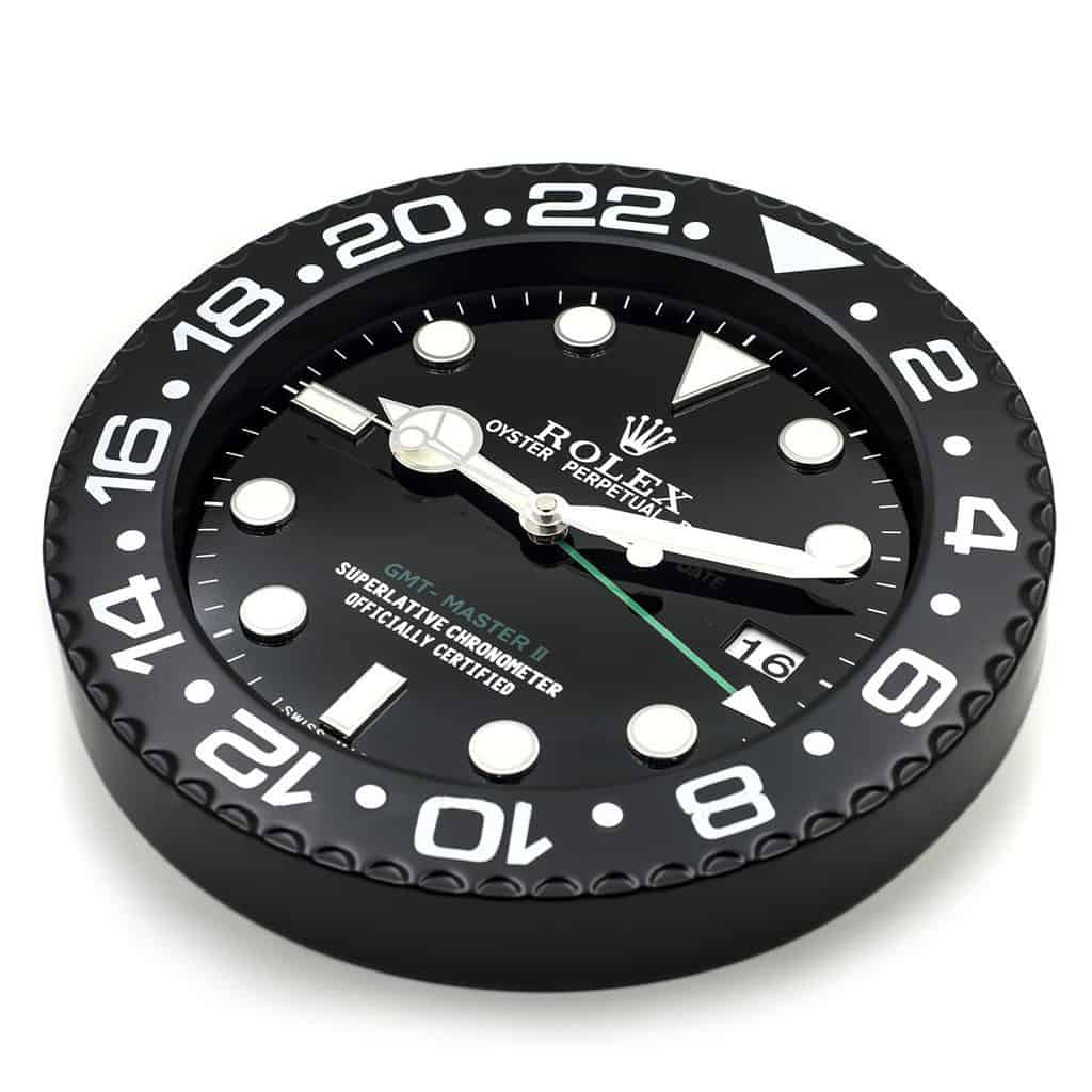 ROLEX WALL CLOCK – GMT MASTER II BLACK $269.00 – $298.00