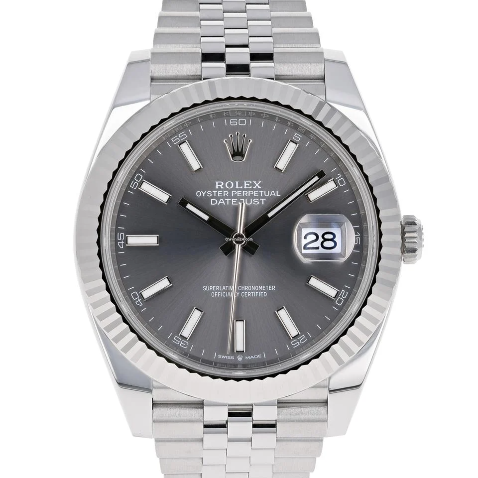 Superclone Rolex Datejust 41mm Rhodium Dial 126334 Jubilee $899.00