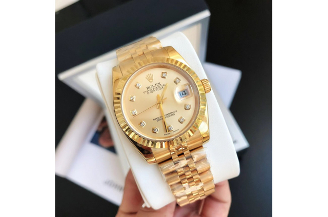 Rolex Datejust 36/28mm RG/RG Jub Gold/Dial $599.00