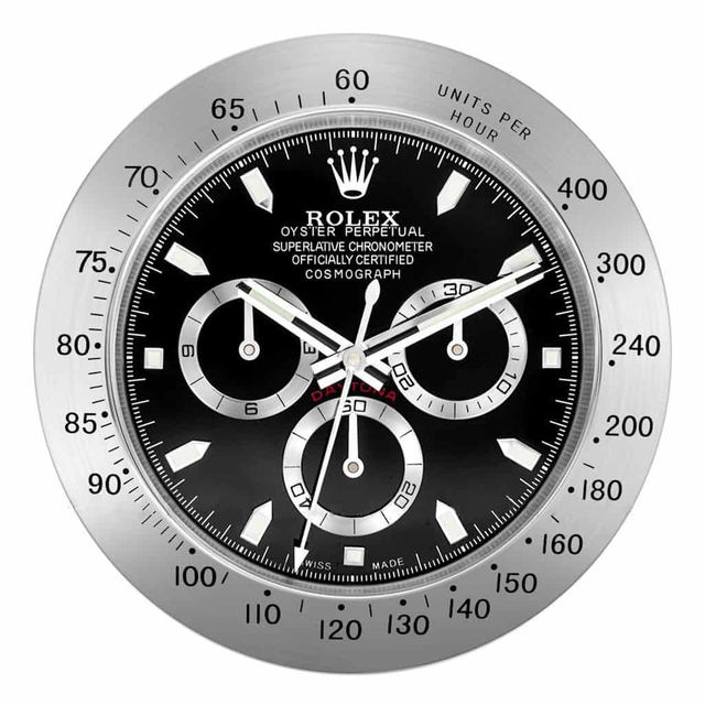 ROLEX WALL CLOCK – DAYTONA CHRONOGRAPH BLACK $269.00