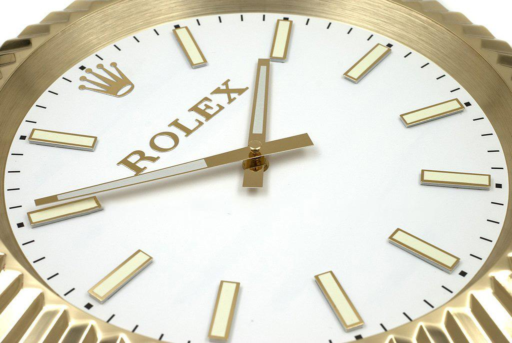 ROLEX WALL CLOCK – WIMBLEDON OYSTER DATEJUST GOLD