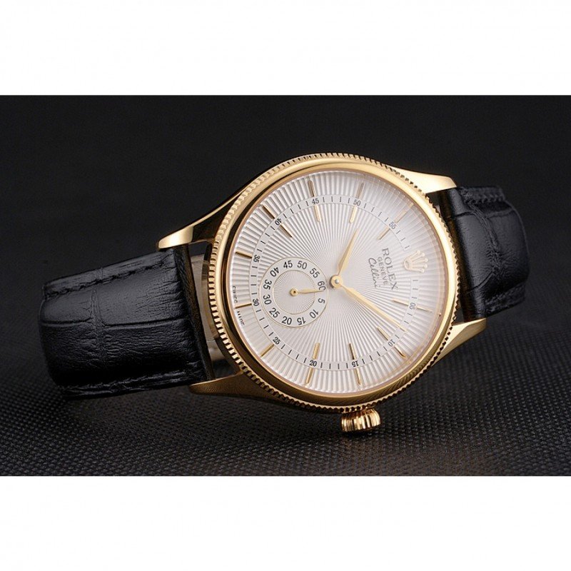 Superclone Rolex Cellini 38mm White Dial REP016810 $749.00