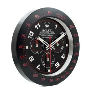 ROLEX WALL CLOCK – DAYTONA BLACK/RED BEZEL $269.00