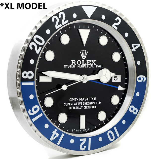 ROLEX WALL CLOCK – “XL” GMT MASTER II $299.00 – $328.00