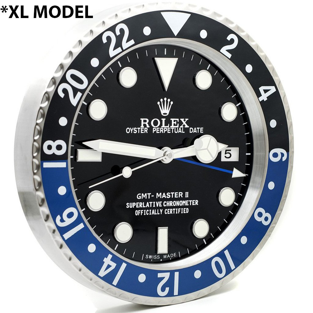 ROLEX WALL CLOCK – “XL” GMT MASTER II $299.00 – $328.00