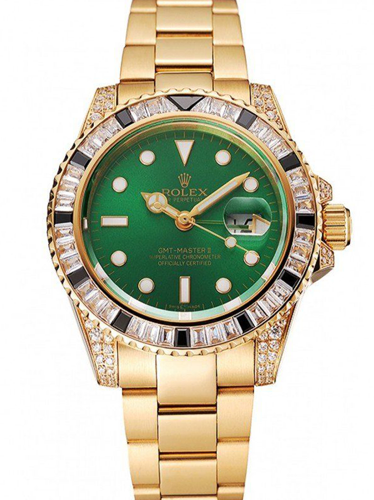 Superclone Rolex GMT-Master II 41mm Green Dial 1453748 $999.00