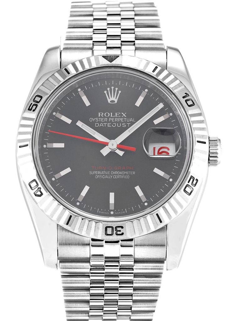 Rolex Datejust Turn-O-Graph 36mm Grey Dial 116264 $399.00
