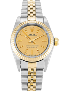 Rolex Oyster Perpetual Lady 24mm Gold Dial 76193 $399.00