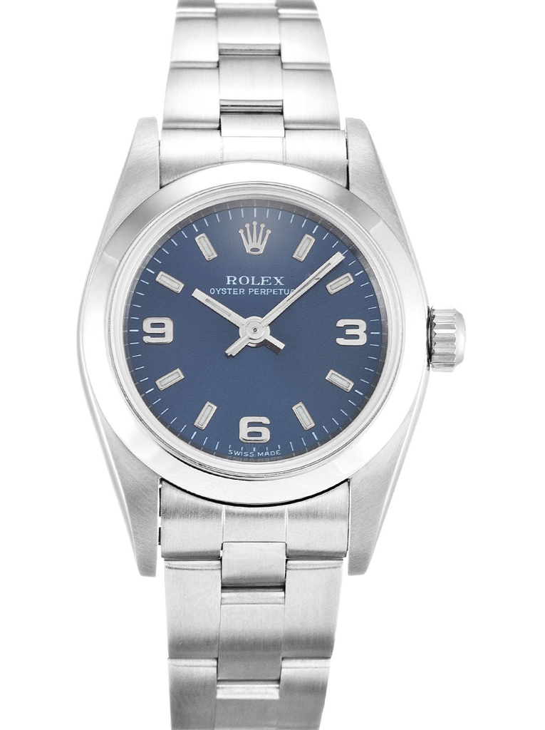 Rolex Oyster Perpetual Lady 24mm Blue Dial 76080 $399.00