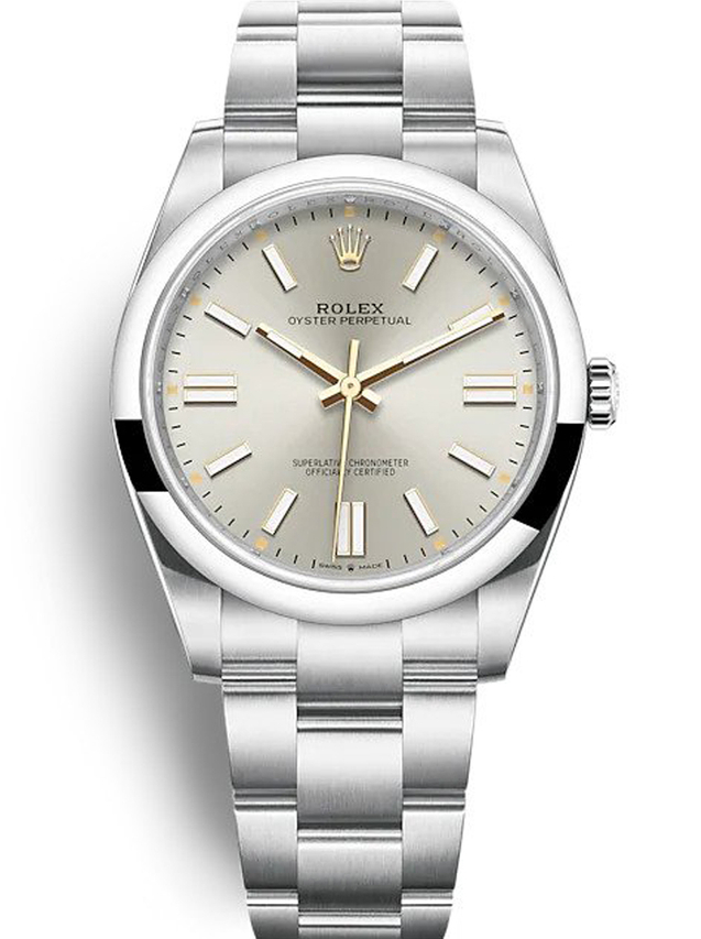 Rolex Oyster Perpetual 41mm Silver Dial 124300 $399.00