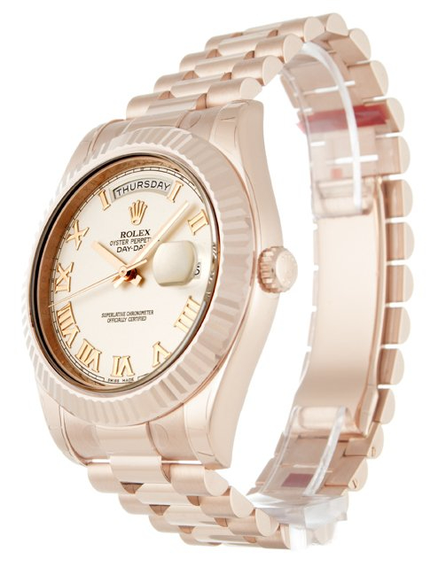 Rolex Day-Date II 41mm Ivory Dial 218235 $399.00