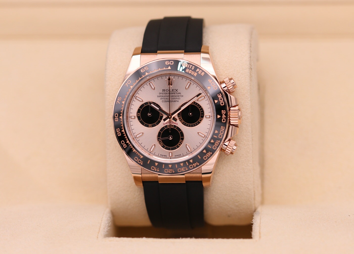 Superclone Rolex Daytona 40 mm Sundust Dial in Everose Gold 126515LN $599.00 – $1,329.00