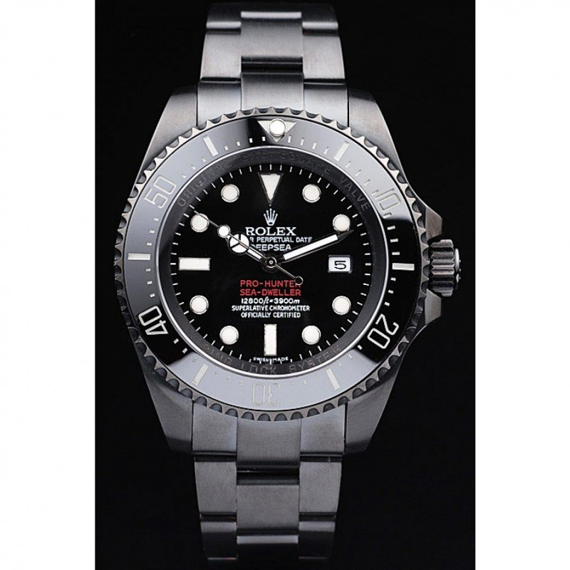 Superclone Rolex Deepsea 42mm Black Dial REP016819 $999.00