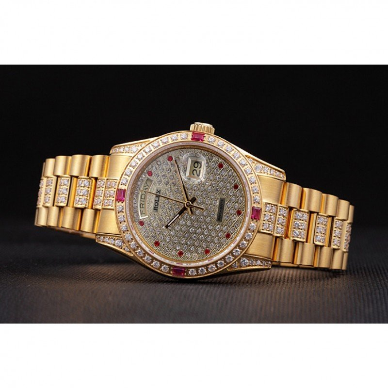 Superclone Rolex Day-Date 37mm Diamond Dial 621614 $999.00