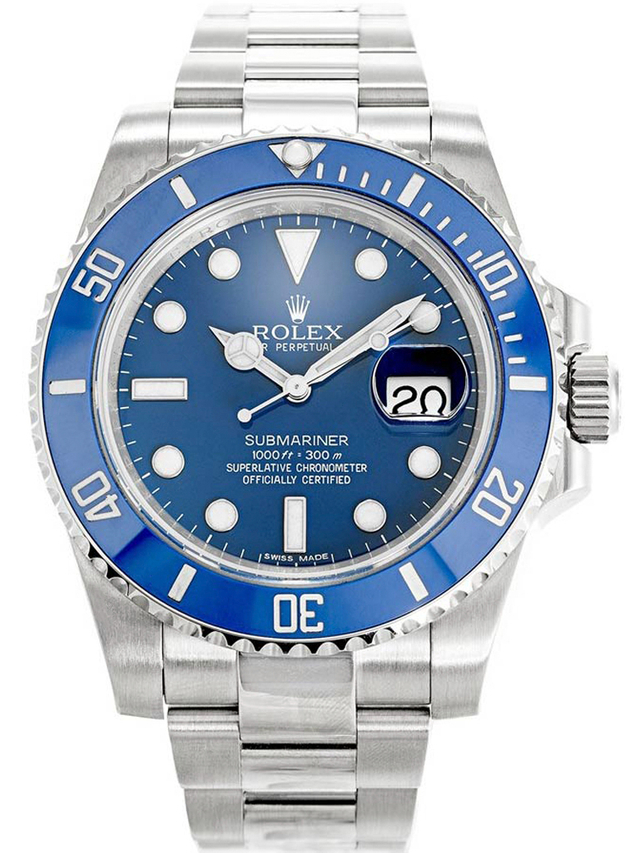 Rolex Submariner 40mm Blue Dial 116619LB “Smurf” $399.00