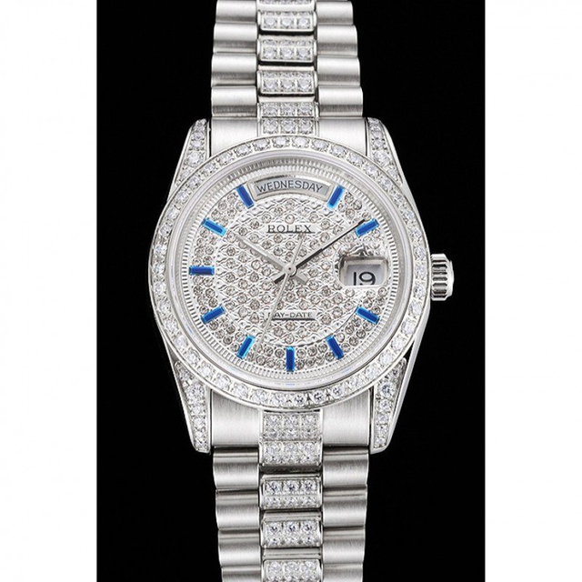 Superclone Rolex Day-Date 36mm White Dial REP016824 $999.00