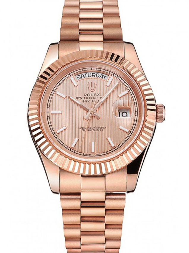 Superclone Rolex Day-Date 41mm Rose-Gold Dial REP016823 $999.00