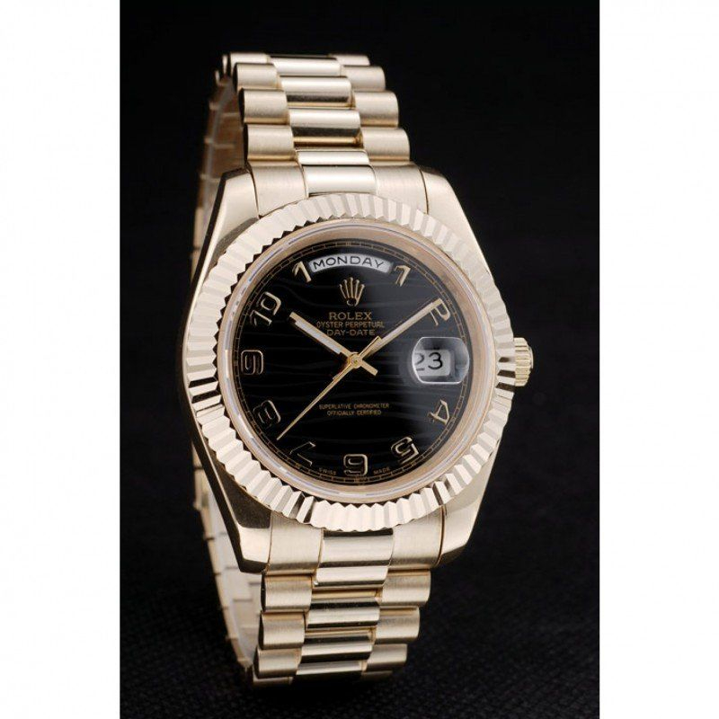 Superclone Rolex Day-Date 41mm Black Dial 41998 $999.00