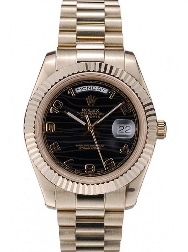 Superclone Rolex Day-Date 41mm Black Dial 41998 $999.00
