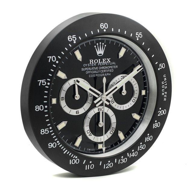 ROLEX WALL CLOCK – DAYTONA Reverse Panda $269.00