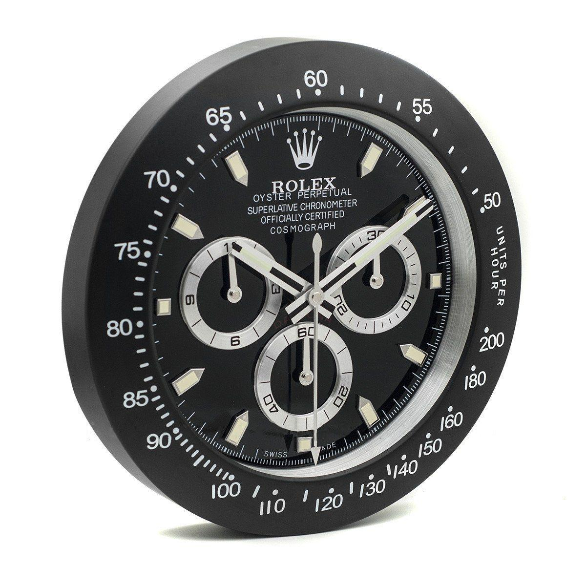 ROLEX WALL CLOCK – DAYTONA Reverse Panda $269.00