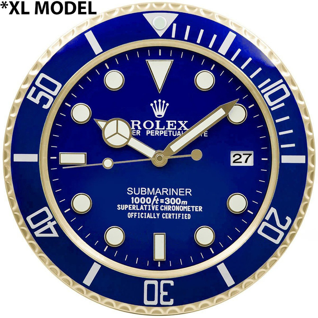 ROLEX WALL CLOCK – “XL” SUBMARINER $299.00 – $328.00