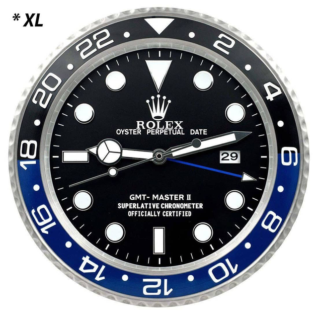 ROLEX WALL CLOCK – GMT MASTER II BATMAN $269.00 – $298.00