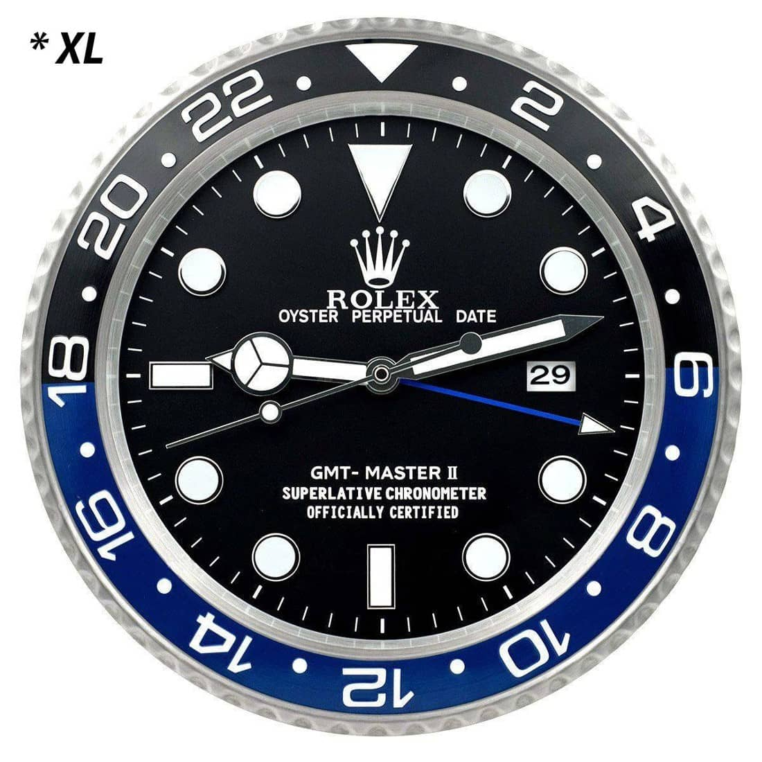 ROLEX WALL CLOCK – GMT MASTER II BATMAN $269.00 – $298.00
