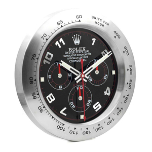 ROLEX WALL CLOCK – DAYTONA BLACK/SILVER $269.00