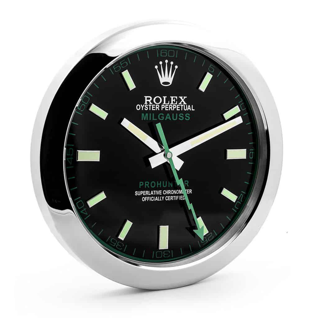 ROLEX WALL CLOCK – MILGAUSS BLACK $269.00