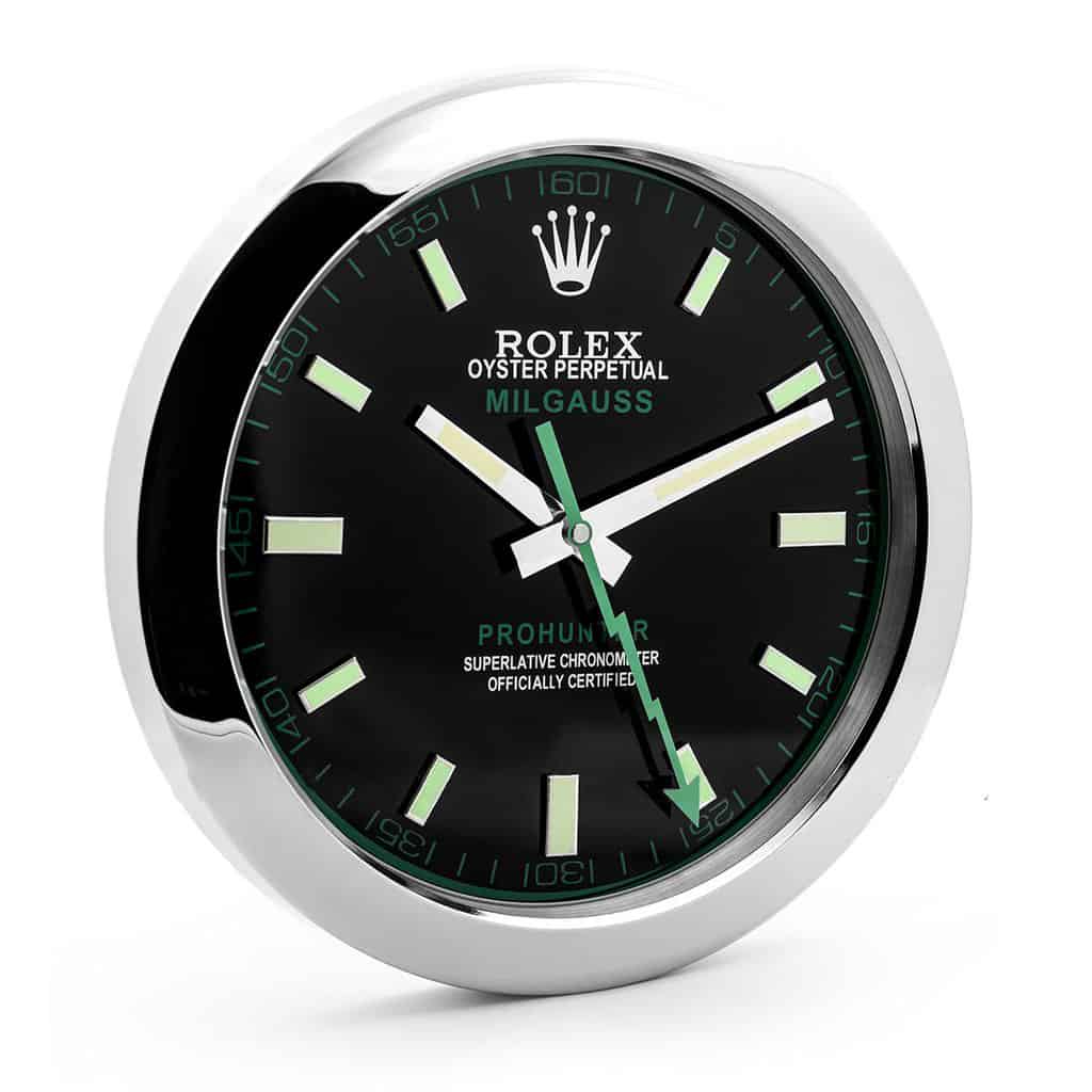 ROLEX WALL CLOCK – MILGAUSS BLACK $269.00