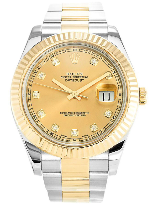Rolex Datejust II 41mm Gold Dial 116333 $399.00