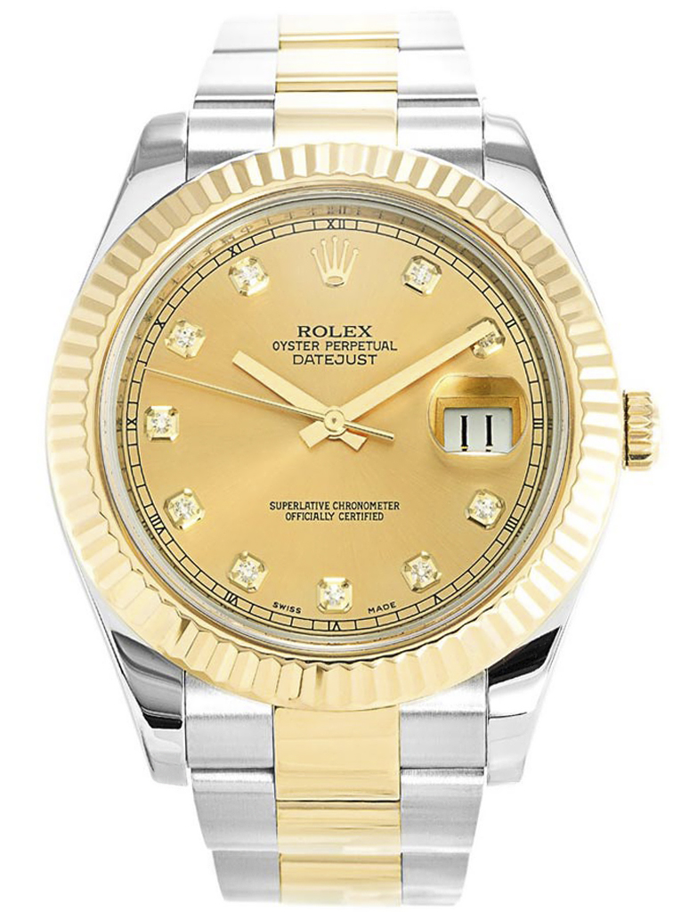 Rolex Datejust II 41mm Gold Dial 116333 $399.00