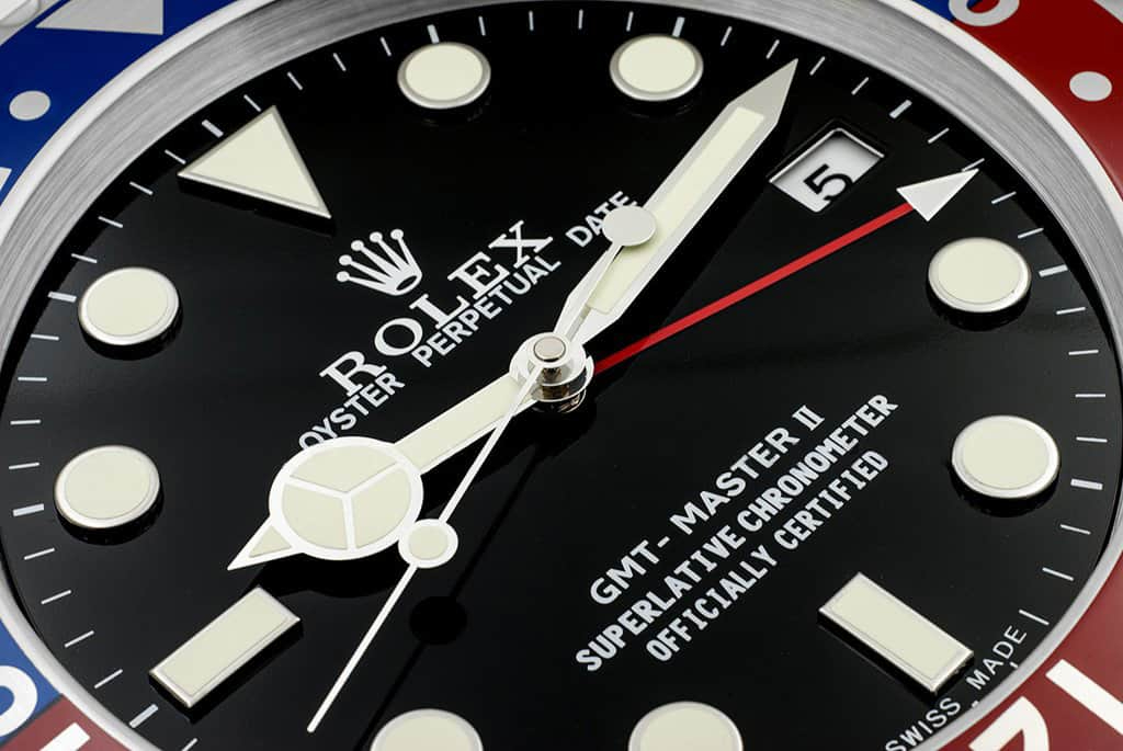 ROLEX WALL CLOCK – GMT MASTER II ‘PEPSI’ EDITION $269.00 – $298.00