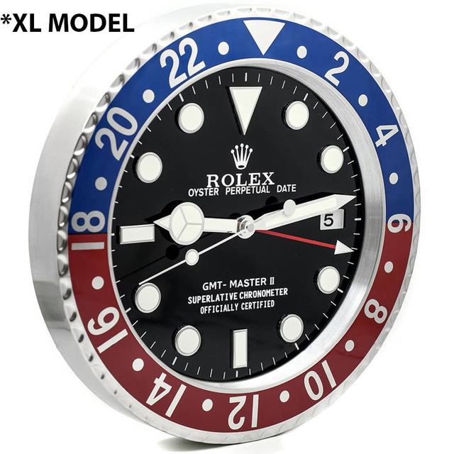 ROLEX WALL CLOCK – “XL” GMT MASTER II $299.00 – $328.00