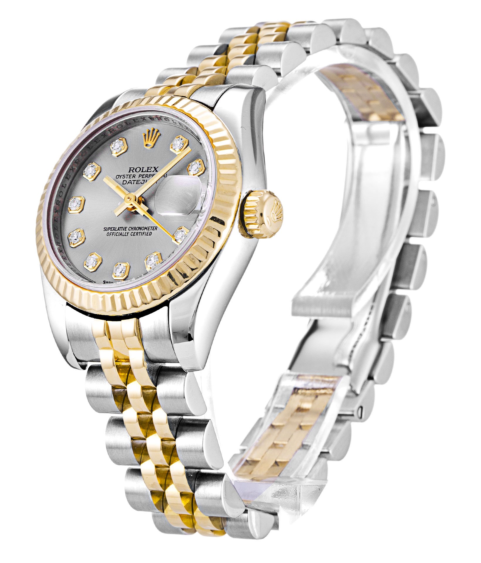 Rolex Lady-Datejust 26mm Silver Dial 179173 $399.00