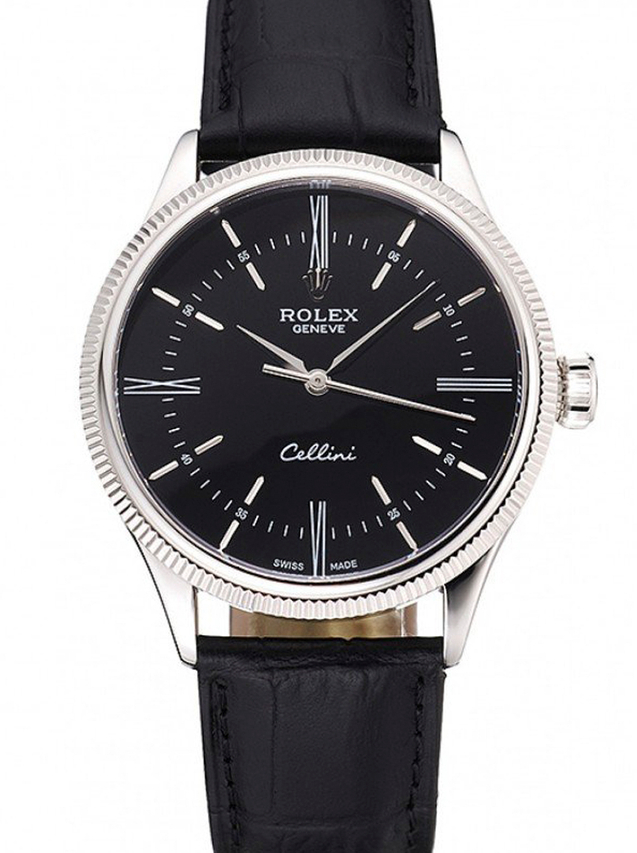 Superclone Rolex Cellini 39mm Black Dial 622654 $999.00