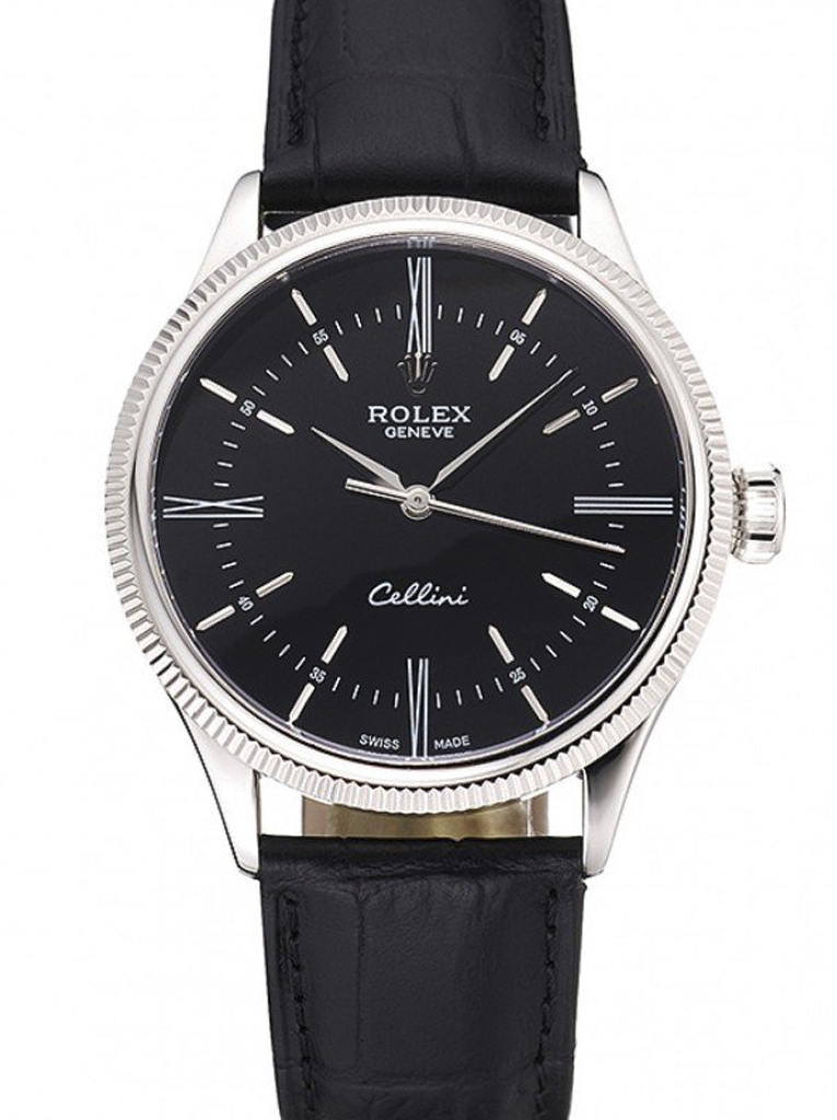 Superclone Rolex Cellini 39mm Black Dial 622654 $999.00
