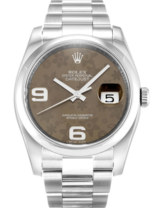 Rolex Datejust 36mm Brown Floral Dial 116200 $399.00