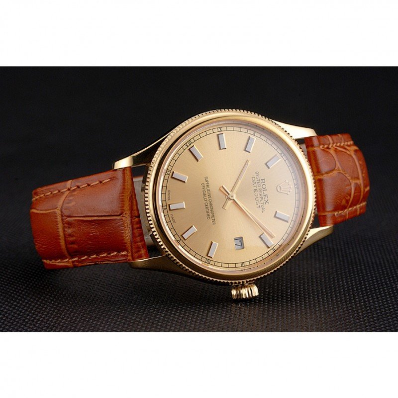 Superclone Rolex Datejust 38mm Gold Dial REP016818 $999.00