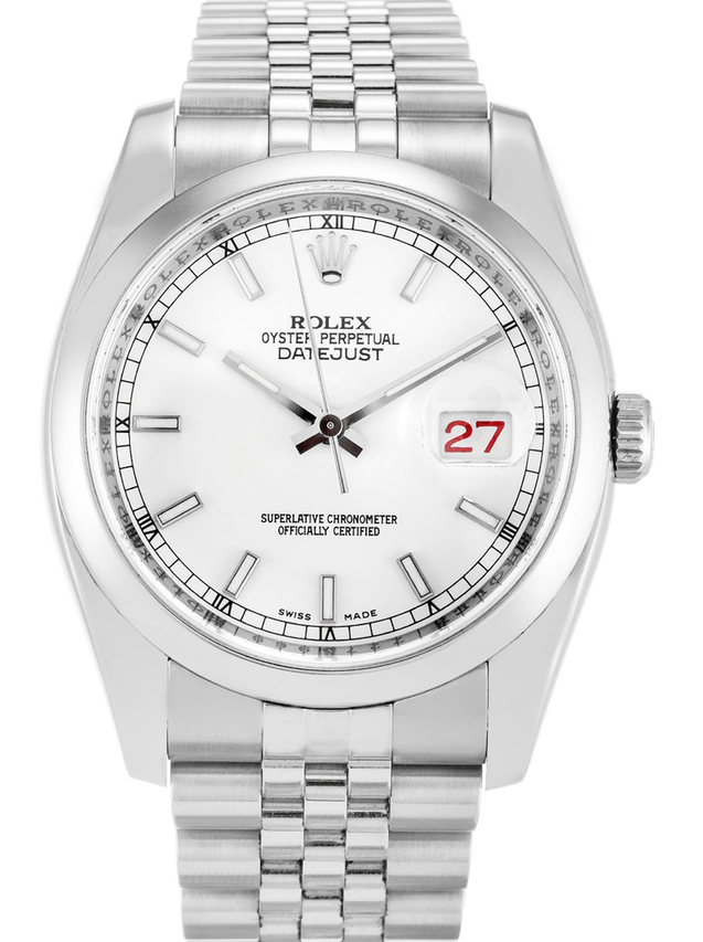 Rolex Datejust 36mm White Dial 116200 $399.00