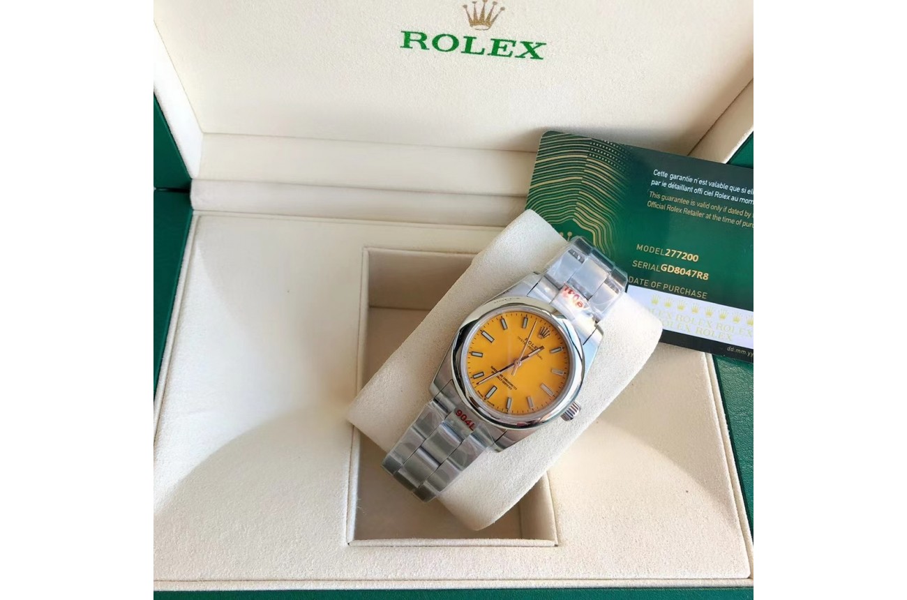 Rolex Oyster Perpetual 31/41mm SS/SS Yellow/Stk $599.00