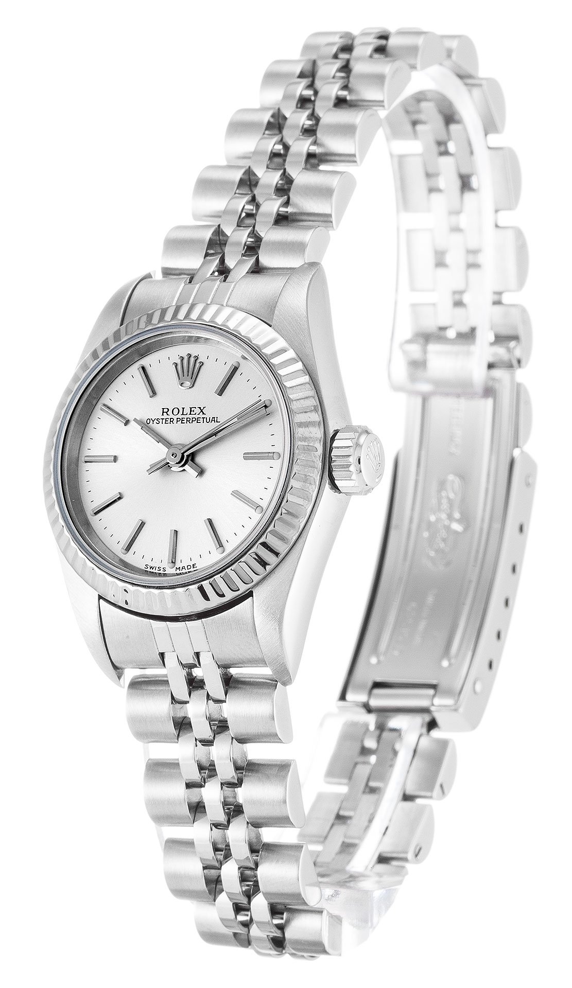 Rolex Oyster Perpetual Lady 24mm Silver Dial 67194 $399.00