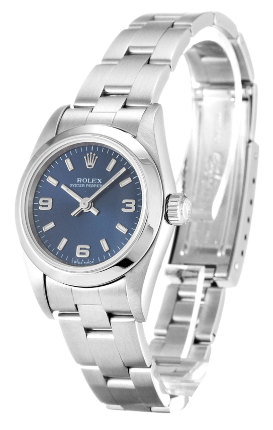 Rolex Oyster Perpetual Lady 24mm Blue Dial 76080 $399.00