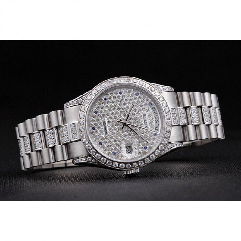 Superclone Rolex Day-Date 37mm Diamond Dial 621612 $999.00