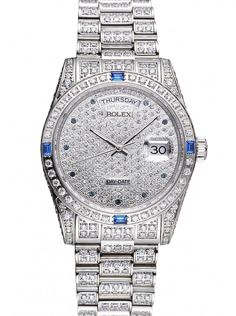 Superclone Rolex Day-Date 37mm Diamond Dial 621613 $999.00
