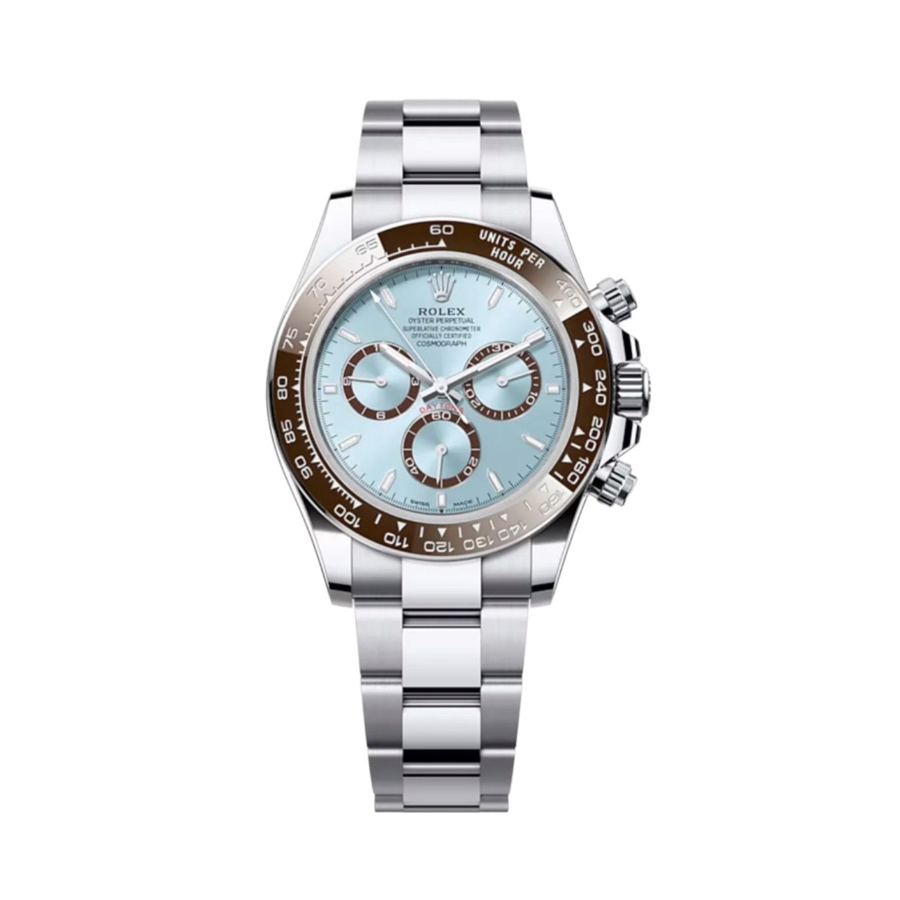 Superclone Rolex Daytona 40 mm Ice blue Dial 126506 “Platona” $599.00 – $1,329.00