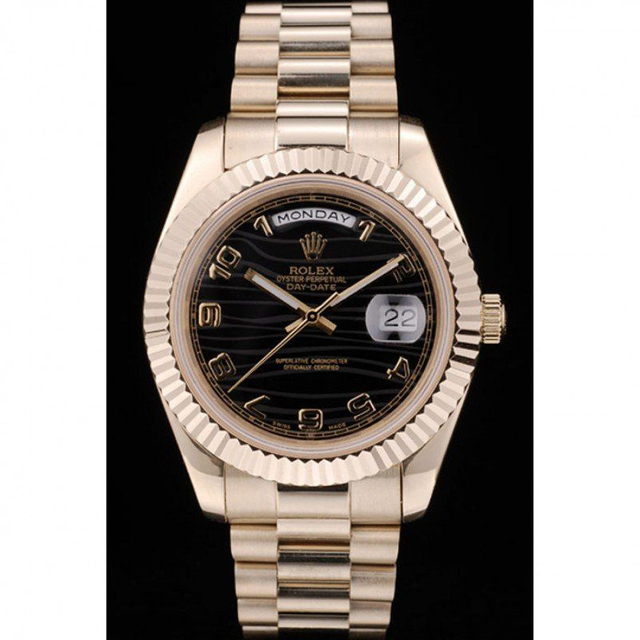 Superclone Rolex Day-Date 41mm Black Dial 41998 $999.00