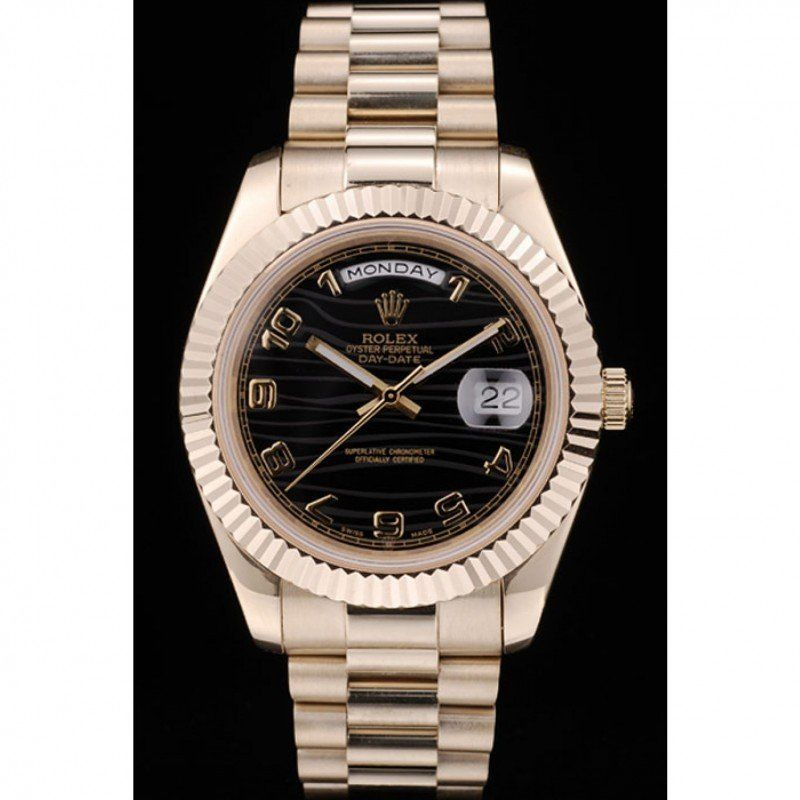 Superclone Rolex Day-Date 41mm Black Dial 41998 $999.00