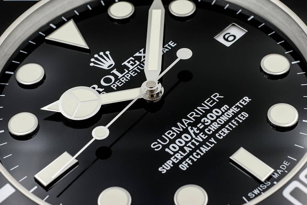 ROLEX WALL CLOCK – SUBMARINER $269.00 – $298.00